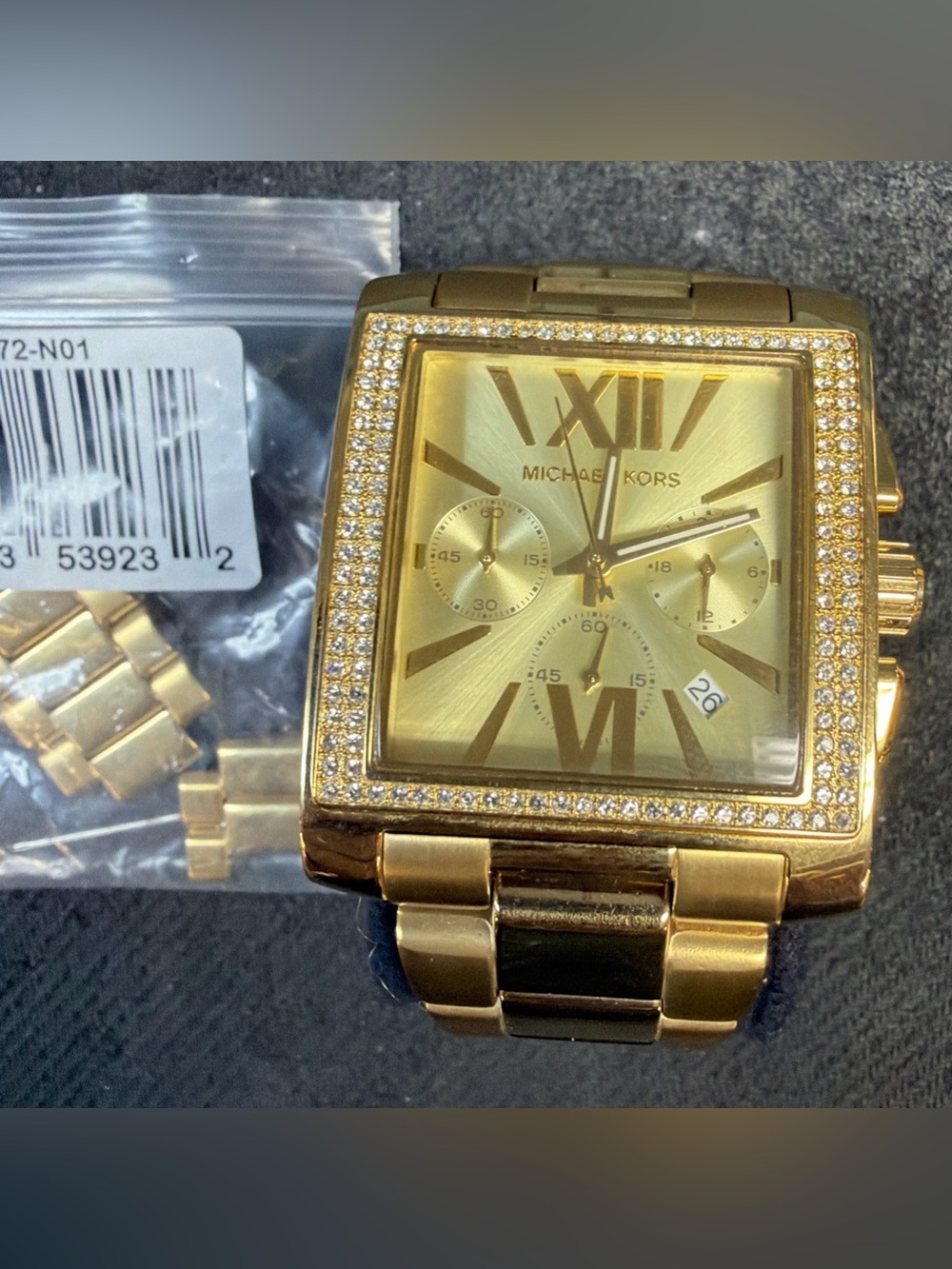 Michael Kors Uptown Glam Chronograph Gold-tone Ladies Watch MK5673